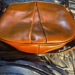 Patricia Nash Tan Leather Crossbody Bag